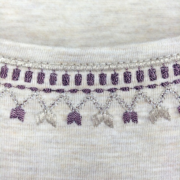 ROSE + OLIVE Embroidered Cap Sleeve Top - Picture 3 of 8